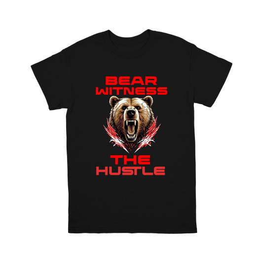 Bear Witness The Hustle T-Shirt – Slash Mark Edition