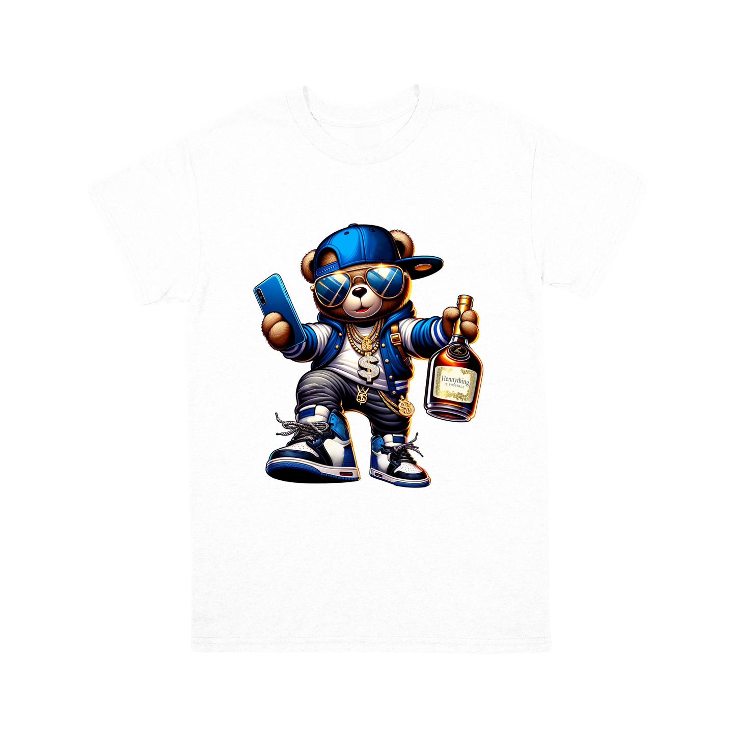 Hennything Is Possible T-Shirt – Hip-Hop Bear with Swag & Vibes